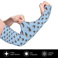 thumbnail image 2 of Balery french Bulldog Face Mangas Refrescantes para Brazos para Hombre y Mujer – Transpirables y Absorbentes de Humedad para Mujeres, Hombres y Niños, 2 of 7