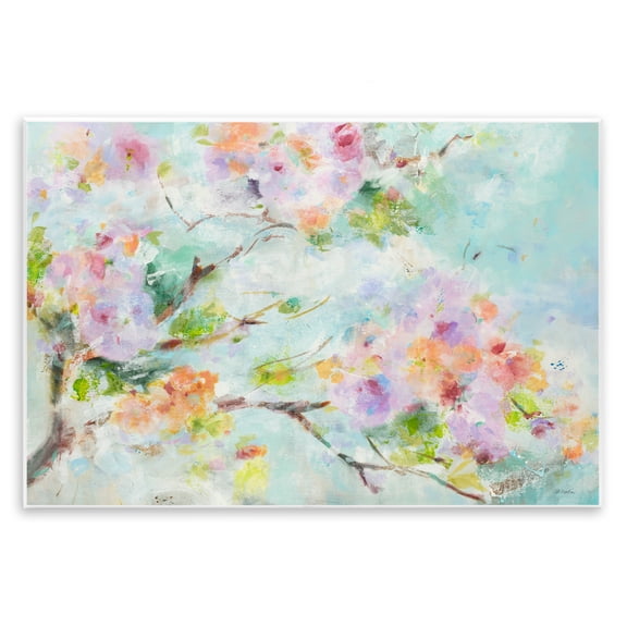 Stupell Industries Cottage Soft Floral Branch Pink Flowers Wall Plaque Art, 19 x 13, by Jill Martin