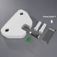 thumbnail image 1 of Wall-Mounted Vacuum Cleaner Holder - White Universal Storage Rack with No-Drill Installation, Space-Saving Design, Durable Material & Easy-to-Clean Surface for Home Organization (Lightened Inner, 1 of 6