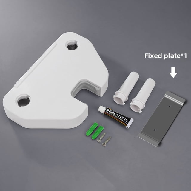 Wall-Mounted Vacuum Cleaner Holder - White Universal Storage Rack with No-Drill Installation, Space-Saving Design, Durable Material & Easy-to-Clean Surface for Home Organization (Lightened Inner