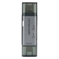 thumbnail image 2 of Dual-Head USB External Aluminum Shell Free Data Exchange Memory Card Reader OverCurrent / OverVoltage / ShortCircuit  for / OS X/, 2 of 8