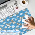 thumbnail image 4 of Long Mouse Pads for Desk,Blue Cartoon Winged Unicorn Cloud Desk Mats on Top Of Desks, Desk Mouse Pad Extra Large with 3mm Non-Slip Base and Stitched Edge for Gaming,Work,Home 31.5"x11.8", 4 of 5