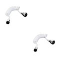 thumbnail image 4 of Naiovety Extension Leakproof Splashproof 2 Replacement Accessories Household Gear Extender Adjustable Connector Blanco 2Conjunto, 4 of 6