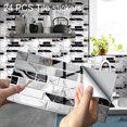 thumbnail image 3 of CAROOTU 3D Tile Backsplash Stickers Waterproof Self-Adhesive Peel Creative Home Beautification Designed for, 3 of 7