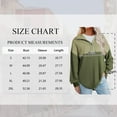 thumbnail image 2 of SWQZVT Womens Sweatshirts Waffle Knit Half Zip Pullover for Women Casual Long Sleeve Lightweight Loose Fit Fall Tops L, 2 of 9