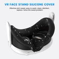 thumbnail image 4 of husxh 2 in 1 Silicone Facial Interface & Face Cover Pad Lightproof With Lens Protector Face Pad Mask & Face Cushion Sweatproof Washable Replacement for Meta/Oculus Quest 3 VR Accessories, 4 of 9