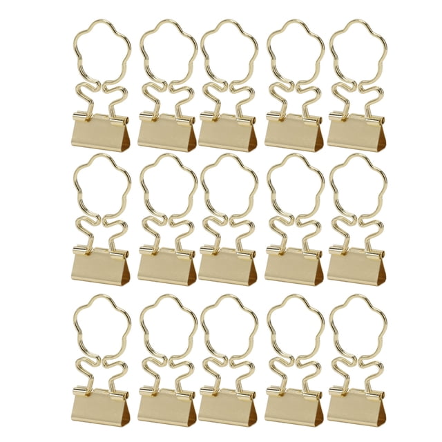 Clips para carpetas de papel, 15 Uds., Mini Clips para carpetas, Clips para carpetas, pinzas para carpetas de papel, rendimiento inigualable Jadeshay A