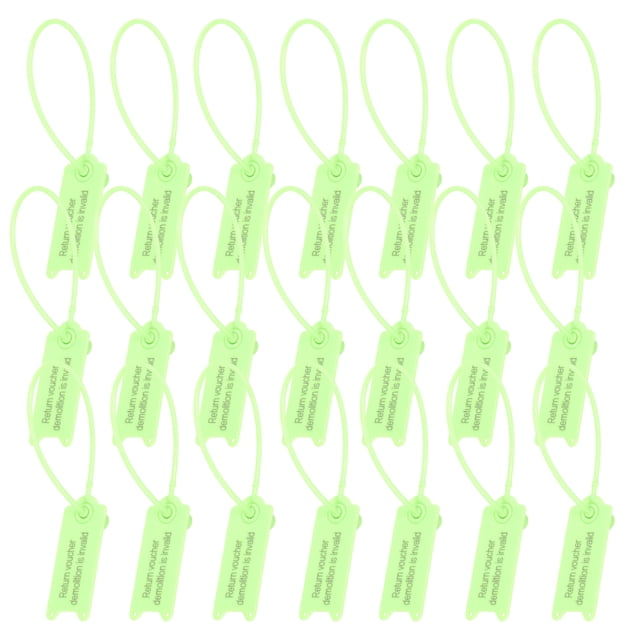 ColoMX 100 piezas de corbatas de cable de bloqueo de 100 piezas Pintos de cable de etiqueta Premium Atenta de plástico Anillos de fijación