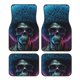 thumbnail image 1 of Fotbe Punk Style Blue Haired Skull Juego de 4 Tapetes para Auto con Estampado – Alfombrillas de Goma Reforzada, Diseño Antideslizante, Protección para Todo el Año – Vehículos, Autos, Camionetas y SUVs, 1 of 7