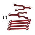 thumbnail image 4 of 6 piezas Linke Rod Servo enlaces para  4x4 accesorio de repuesto rojo perfke varilla de enlace del coche rc, 4 of 9