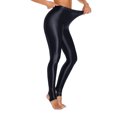 thumbnail image 6 of YONGHS Women's Oil Shiny Shaping Pantyhose Stockings Sheer Dance Tights Stretch Gym Yoga Pants Black XL, 6 of 6