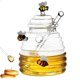 thumbnail image 5 of Glass Honeycomb Tank Kitchen Tools Honey Storage Container With Dipper And Lid Honey Bottle For Kitchen Home, 5 of 5