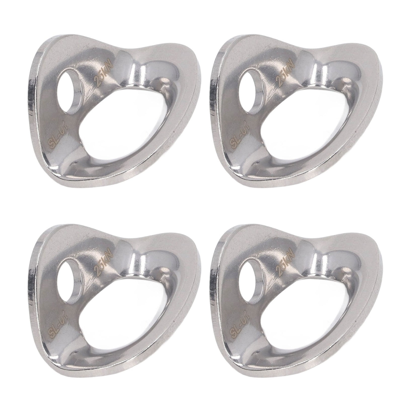 Lot De 4 Ancres D'escalade – Cintres En Acier Inoxydable, Charge 25 KN, Résistants à La Corrosion, Pour Haute Altitude