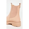 thumbnail image 3 of Sam Edelman Laguna Warm Almond Round Toe Cowhide Leather Lug Sole Chelsea Boots (Warm Almond, 4), 3 of 4