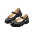 thumbnail image 2 of Zapato Escolar Yuyin Para Niña Ajuste Hebilla Antiderrapante negro 22, 2 of 6