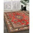 thumbnail image 3 of Ahgly Company Machine Washable Indoor Rectangle Traditional Tiger Orange Brown Area Rugs, 2' x 4', 3 of 7