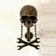 thumbnail image 5 of Muyoka Soporte para casco de calavera de motocicleta Soporte para casco de calavera montado en la pared Durable y desmontable Gorra de cabeza de calavera Soporte para casco Decoraci贸n de calavera de t, 5 of 7