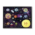 thumbnail image 2 of Stupell Industries Numbers of Planets Interstellar Astronomy Learning Diagram Framed Wall Art, 14 x 11, Design by Carla Daly, 2 of 5