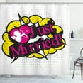 thumbnail image 1 of Ambesonne Retro Shower Curtain, Pop Art Cupid Married, 69"Wx70"L, Multicolor, 1 of 3