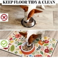 thumbnail image 3 of Dog Food Mats for Floors, Absorbent Quick Dry Pet Cat Food Mat, Dog Bowl Mats for Food and Water Dispenser Mat, Eco-Friendly Dog Accessories Pet Supplies 12"x20", 3 of 6