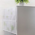 thumbnail image 4 of Homeholiday Kitchen Fridge Dustproof Printed PEVA Cover Storage Bag Oil Resistant Refrigerator Top Dust Cover, 4 of 5