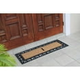 thumbnail image 3 of First Impression Exclusive Hand Crafted Myla -Entry Doormat, Large Double Door Size (17.7 x 47.25)-RC2004I, 3 of 5