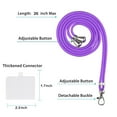 thumbnail image 6 of Case for Samsung A14 4G Anti-Fingerprint Skid Resistant Shockproof Protective Marble Pattern Phone Cover with Adjustable Detachable Nylon Phone Lanyard, 6 of 6