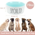 thumbnail image 2 of Unique Bargains 70Oz Ceramic Dog Bowl 8" Large Dog Water Bowl Non-Slip Dog Food Bowls for Large Dog Spill Proof Dog Bowl Blue, 2 of 7