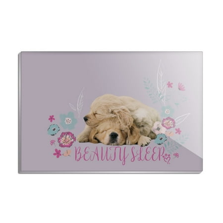 

Puppies Dogs Beauty Sleep Rectangle Acrylic Fridge Refrigerator Magnet