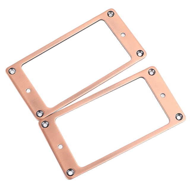 2Pcs Electric Guitar Pickup Frame Zinc Alloy Humbucker Mounting Set 2 X 2mm - Replacement Accessory, Easy To Install With Stability & Reliability