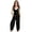 Black, variant on XINXIAOO Summer Jumpsuit for Girls Spaghetti Strap Overalls with Side Pockets Cute Clothes for Girls 7-8 Years