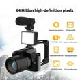thumbnail image 2 of Night Vision DSLR Camera 4K Professional Camcorder Digital HD Video Recorder16X Time-Lapse Stabilizer Webcam Mp3 Player, 2 of 6