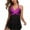 Purple, variant on Babysbule Womens Swimwear Women Plus Size Print Tankini Swimjupmsuit Swimsuit Beachwear Padded Swimwear