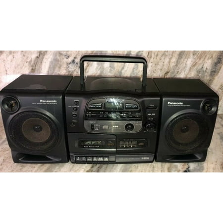 Vintage Panasonic RX-DS550 Boombox Audio AM/FM Stereo Radio Cassette player