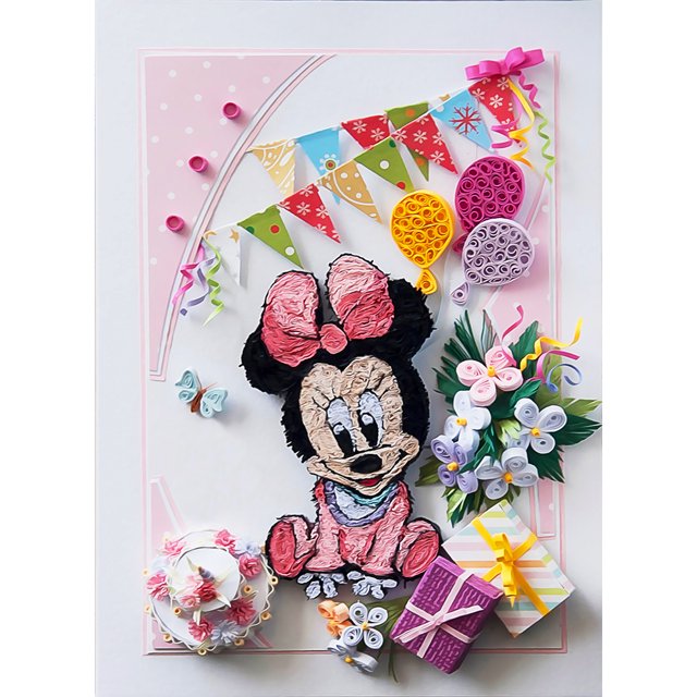 30x40cm 5D DIY Parcial Forma especial Taladro Diamante Pintura Quilling Mouse FLhrweasw Nuevo