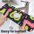 thumbnail image 6 of Sikiie Avocado Love Splash Guard for Sink Faucet-1 PC Super Absorbent Fast Drying Mat Sink Gadgets-Splash Guard for Kitchen, Sink Mat, 6 of 7
