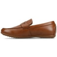 thumbnail image 2 of Vance Mens Yates Comfort Perforated Slip-on Flexible Driving Penny Loafer, Widths Available, 2 of 9