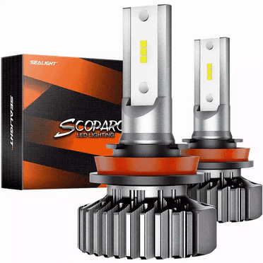SEALIGHT Bulbs , Super Bright Bulbs, Quick Installation, Fog Light, Pack of 2, S1/H11