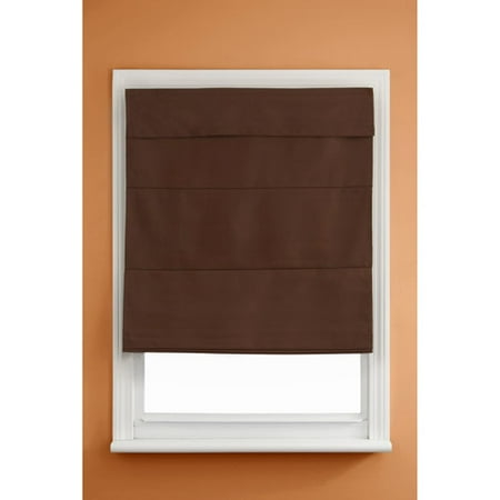 kenney blackout shade roman thermal chocolate cordless