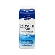 Amoray Epsom Salt Original, Magnesium Sulfate U.S.P, Soaking Solution, Saline Laxative, Box 22 oz