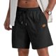 thumbnail image 4 of pstuiky Pantalones cortos de pana con cordón ajustable para hombre, holgados, de color liso, con bolsillos, para exteriores, para playa y fitness, para verano, 4 of 6