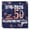 Navy, Red, White, Silver, variant on 250 Anniversary USA Flag Cloth Napkins, Blue American Flag 250 Fireworks Washable and Reusable Dinner Napkins Set of 2, Table Napkin for Kitchen Party Birthday Wedding Hotel Housewarming 20"x20"