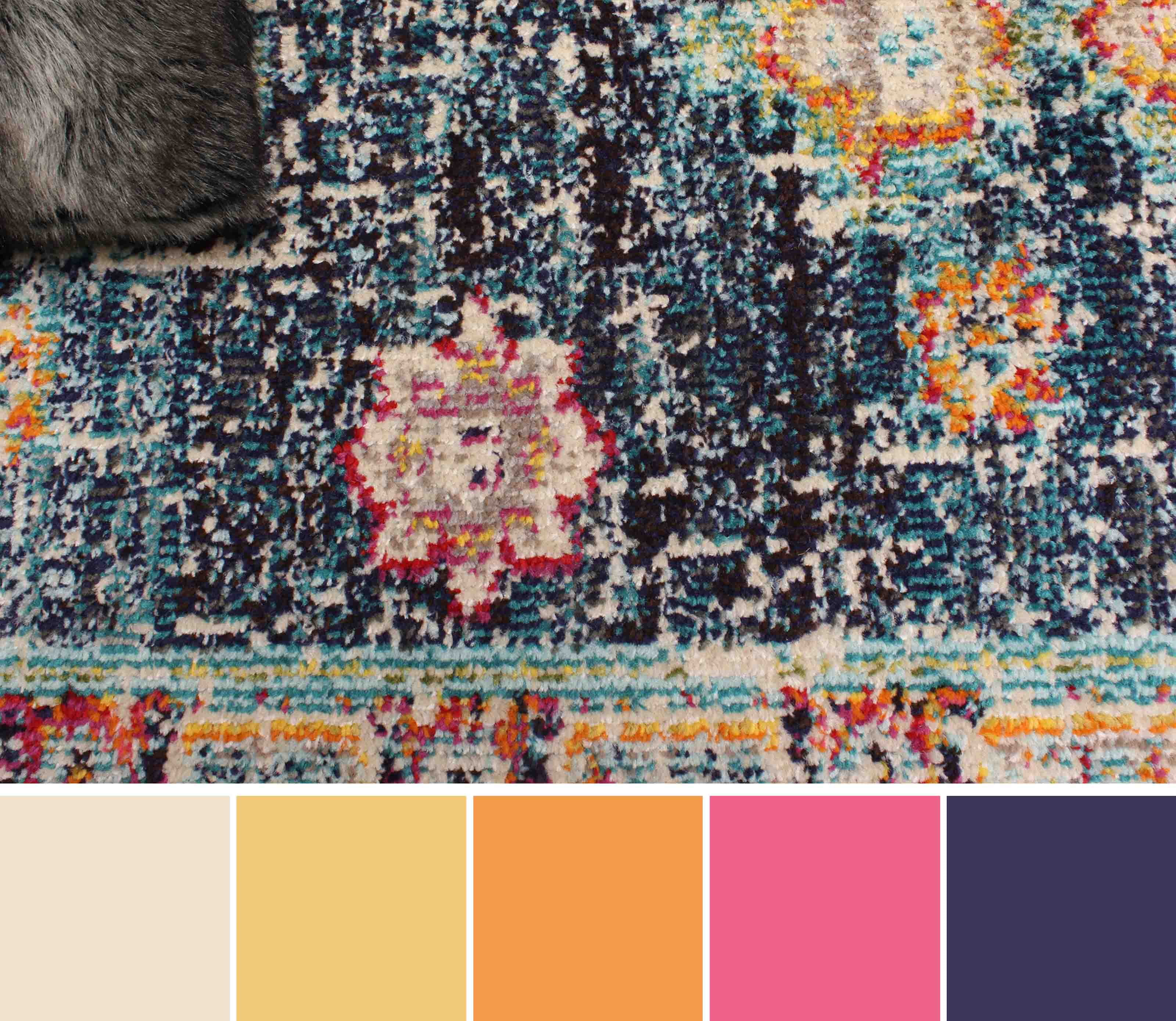 ECARPET Aldora Traditional Area Rug for Living Room, Bedroom, Dining Entrance, Hallway and More