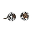 thumbnail image 2 of 1.5" x 1.5" x 1.5" Black White and Cooper Knobs 12 Pack, 2 of 2