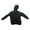 Black, variant on Almencla Fashion 1/18 Hoodie, Handmade Doll Clothes, Miniature Clothing Costume for 3.75 inch Men Figures Dress up Accessory Black