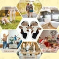thumbnail image 6 of Women Fuzzy Slippers Soft Cow Slippers Kawaii Slippers Cow Animal Slippers Cute Slippers 3D Animal Winter Warm Slipper Socks Non Skid House Slippers, 6 of 7
