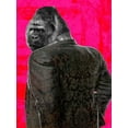thumbnail image 2 of VizLab 25x32 Gold Ornate Wood Framed with Double Matting Museum Art Print Titled - Ape in a Suit - Pop Version, 2 of 4