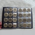 thumbnail image 3 of AFQH Collection Coin Album Holders 10 Pages For Coins Collector 120 Pcs Coin Album Portable Coin Album Coin Sleeves Display Collection Book, 3 of 11