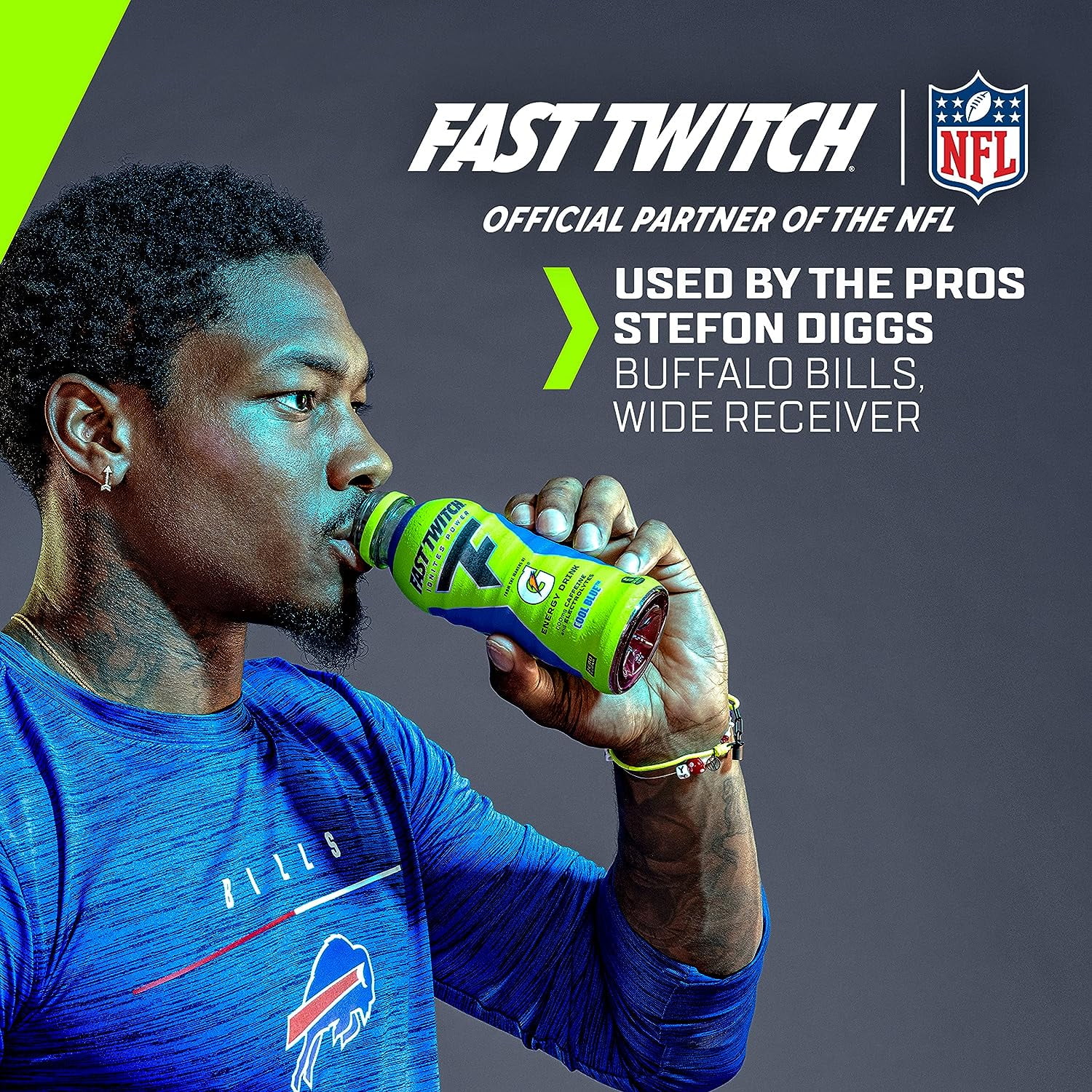 Fast Twitch by Gatorade Energy Drink, Strawberry Lemonade, 12 fl oz, 1 Count Bottle