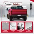 thumbnail image 6 of Kojem Rear Bumper W/O License Plate Mounting for 1967-1991 C/K Fleetside 1978-1985 Ram charger 1978-1998 Ford Bronco F250 F350HD, 6 of 9